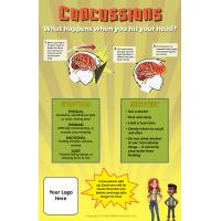 10-4888 Concussions & Brain Function Tip Card (English) Tip Card