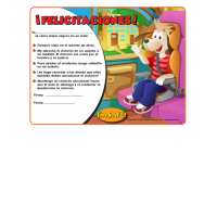 2-1140 Child Passenger Safety Award Certificate Spanish