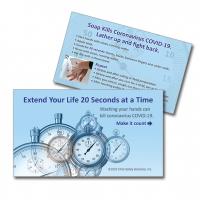 13-1003 Extend Your Life 20 Seconds at a Time Palm Card