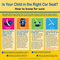 2-3602 "Is Your Child in the Right Car Seat?" Tabletop Display 
