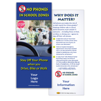 3-6219 No Phones in School Zones - Info Card