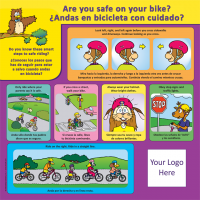 1-3305 Bicycle Safety Tabletop Display - Bilingual