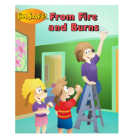 5-4410 I'm Safe! from Fire and Burns Activity Book - English