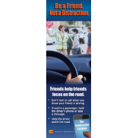 3-6031 "Friends Help Friends Focus on the Road" Bookmark 
