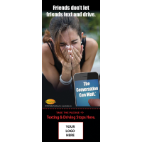 3-8010 Friends Don't Let Friends Text & Drive Info-Pledge Card 