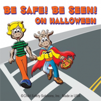 6-1367 Custom Halloween Safety Stickers  
