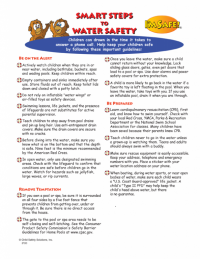 Customizable "Smart Steps to Water Safety" Front