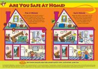 5-1710 Are You Safe at Home? Poster - English