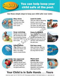 7-3180 Pool Safety Parent Tip Sheet