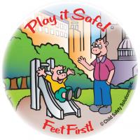 5-1716 Play it Safe Sticker - English   