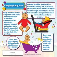 5-3825 Keeping Your Baby Safe Refrigerator Magnet