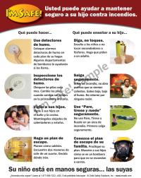 5-5021 Parent Tip Sheet - Fire and Burn Safety - Spanish  