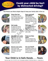 3-5045 Parent Tip Sheet - Distracted Driving - English 