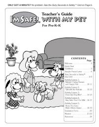 9-2600 I'm Safe! With My Pet Presenter's Guide Grades Pre-K to K