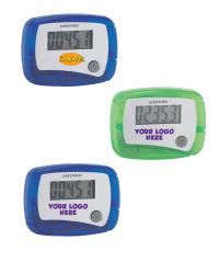 P-PED-7886 Customizable Pedometer in Blue or Green