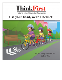 ThinkFirst Bicycle Safety Stickers