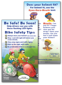 Bike Safety Light Set & Custom Card