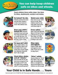1-0100 Parent Tip Sheet - Bicycle Safety - English  