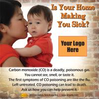 5-3758 Carbon Monoxide Poison Prevention Table top Display