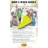 R411 Teen Ped-Bike Safety Card with Sneaker Zipper Pull