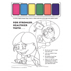 11-5304 For Stronger Healthier Teeth Paint Sheet - English  