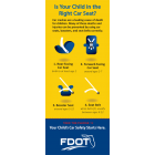 FL2-8020 The Right Car Seat Florida Info-Pledge Card - NHTSA messaging