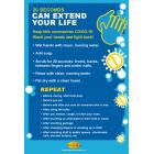 13-1006 20 Seconds Can Extend Your Life Poster