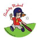 5-1714 Safety Rules Sticker - English  