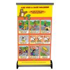 6-3819 Safe Walker Retractable Tabletop Display