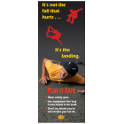 5-3345 It's Not the Fall that Hurts...It's the Landing Standup Banner Display