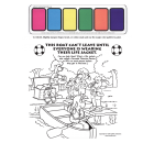 7-2855 Boating Safety Water Paint Sheet - English   