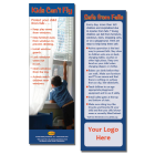 5-3754 "Kids Can't Fly" Fall Prevention Bookmark
