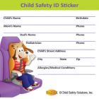 Stand Car Seat Identification Sticker