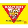 6-3400 Walking School Bus Banner  