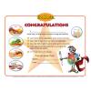 11-4022 "My Plate" Healthy Eating Award Certificate - English